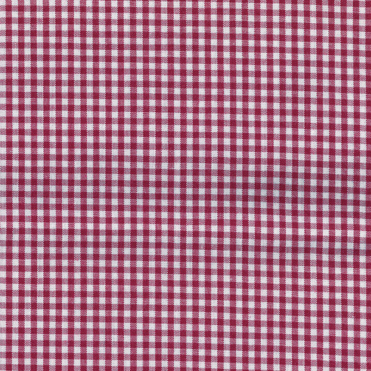 Bio-Baumwolle C. Pauli "Karo klein" dunkelrot