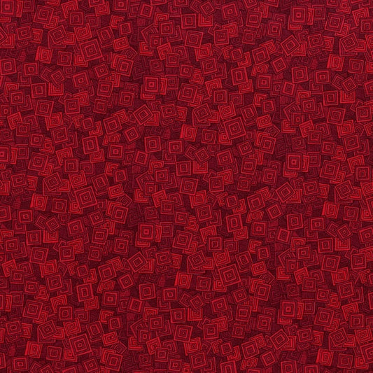 Patchwork Baumwolle RJR "Hopscotch", rot