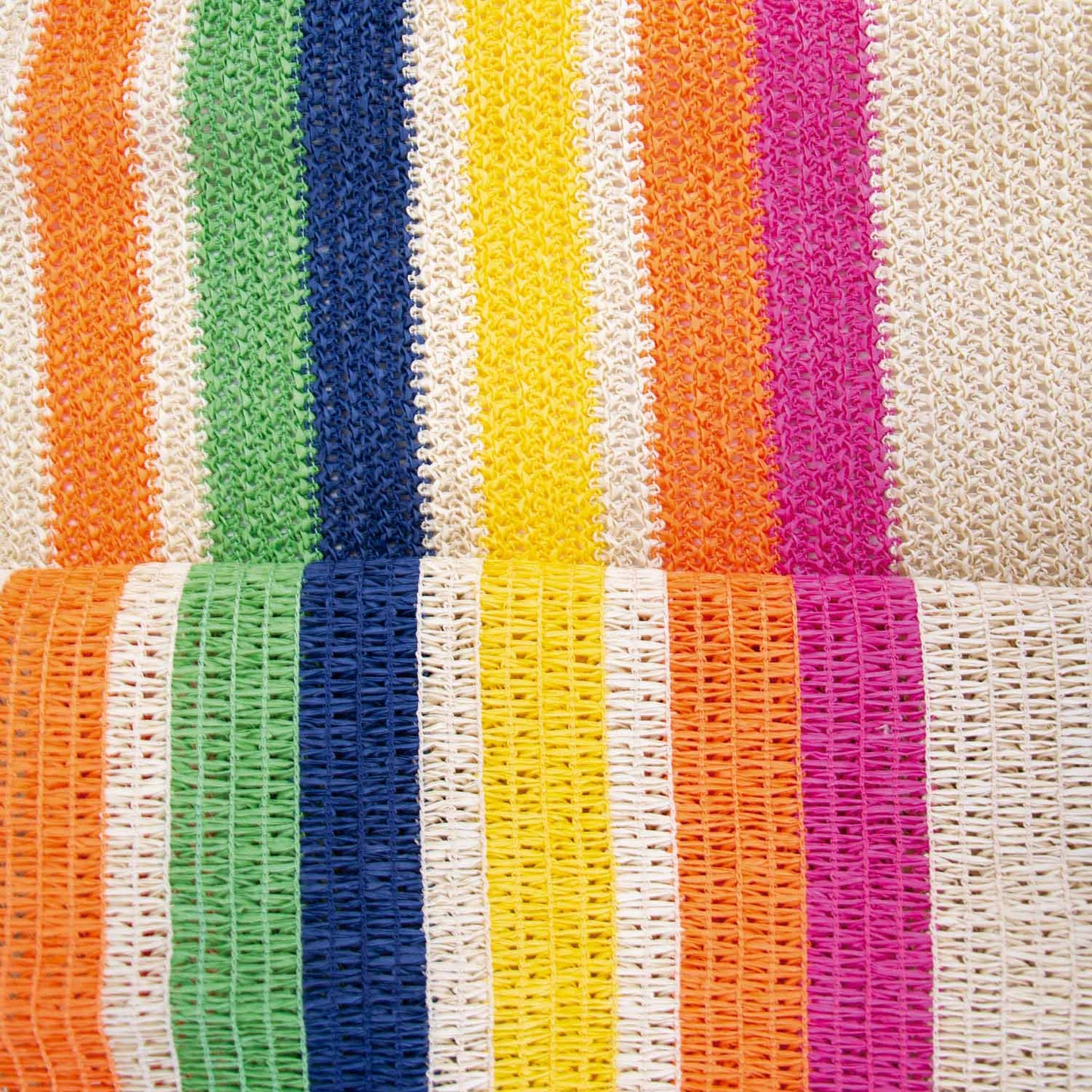 Strickstoff aus 100% Papier Raffia "Sarape"