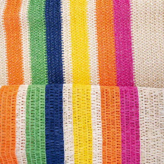 Strickstoff aus 100% Papier Raffia "Sarape"