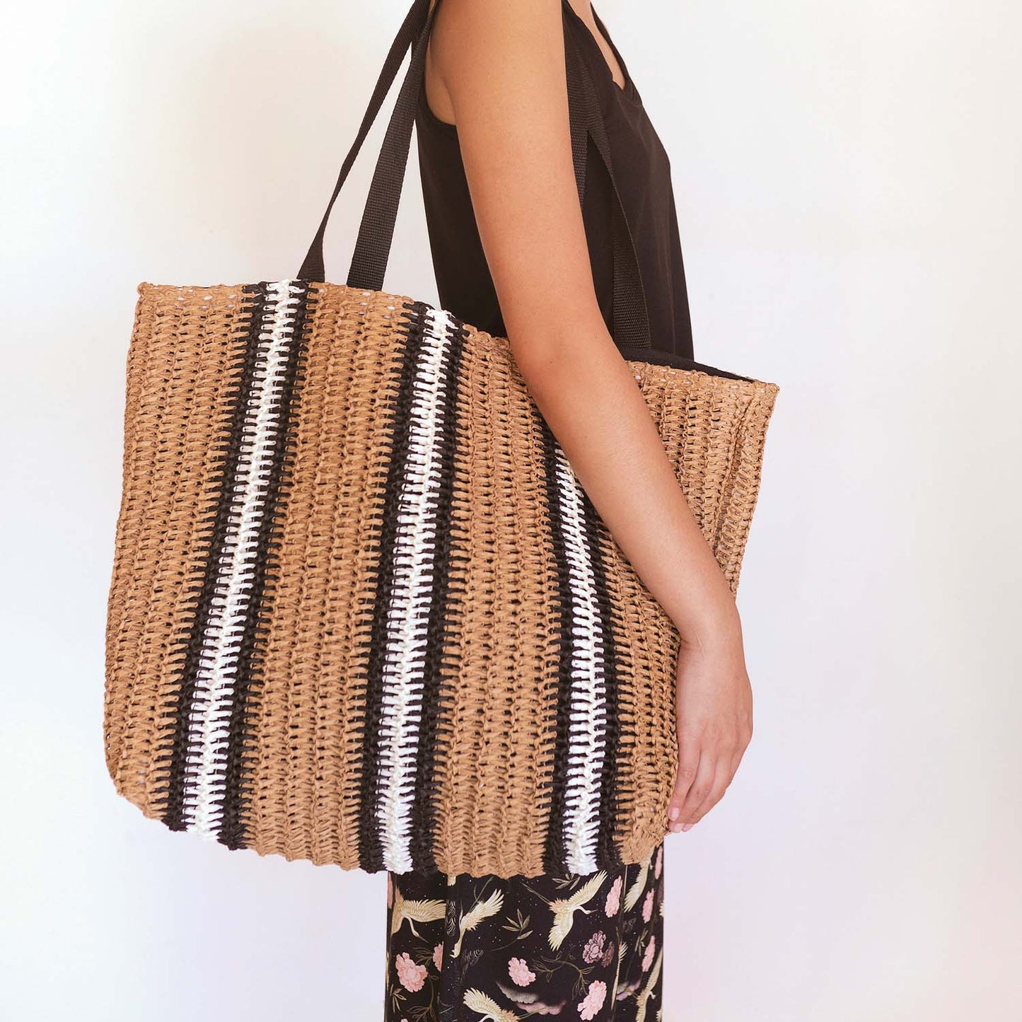 Strickstoff aus 100% Papier Raffia "Shoji"