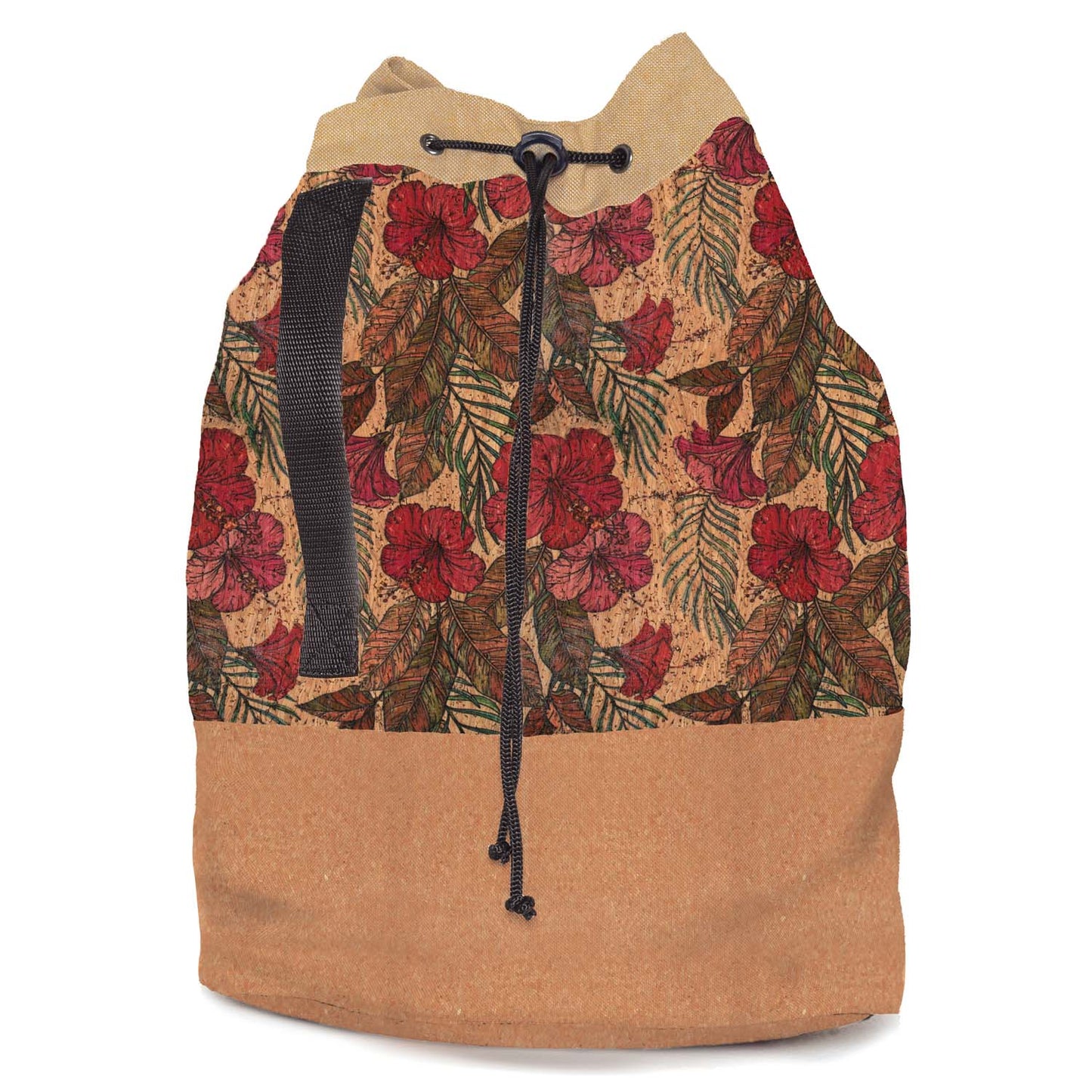 Korkstoff bedruckt "Hibiscus"