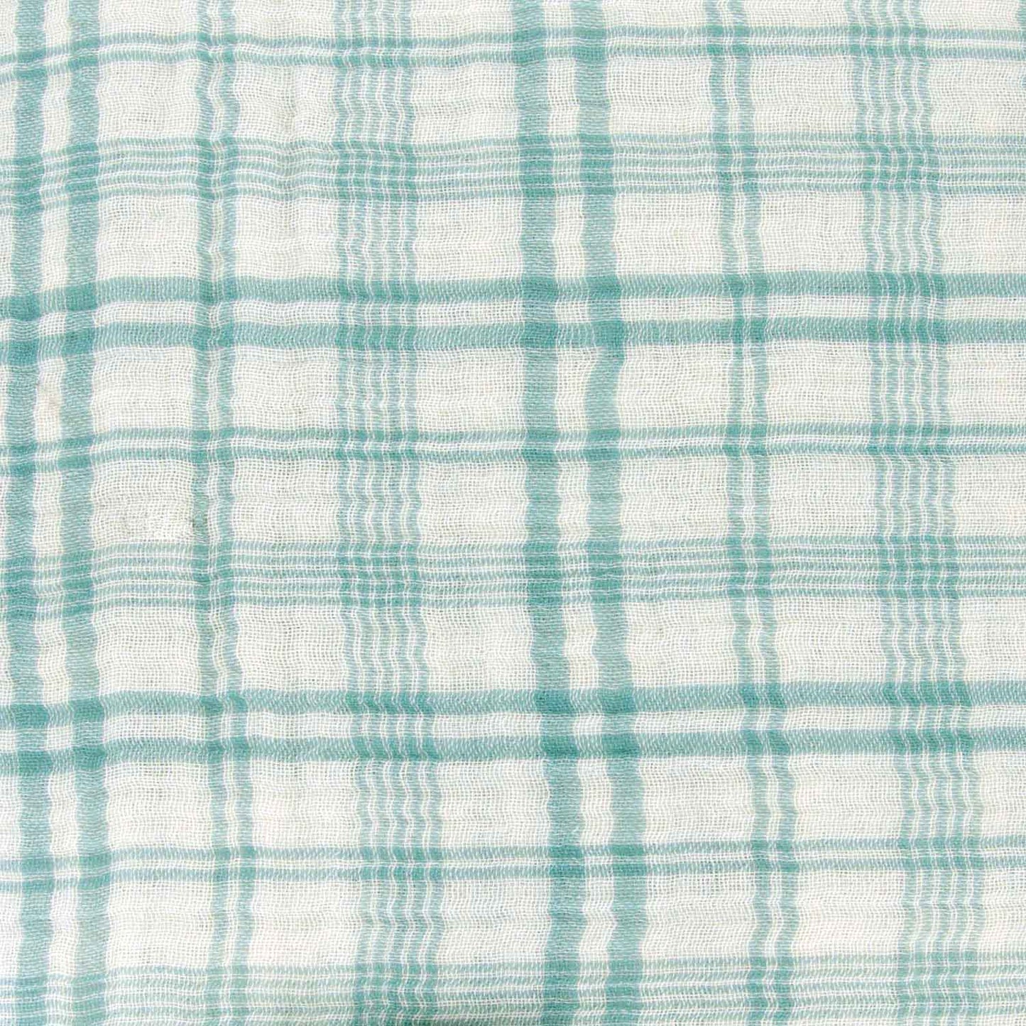 Musselin "Tartan Ocean"