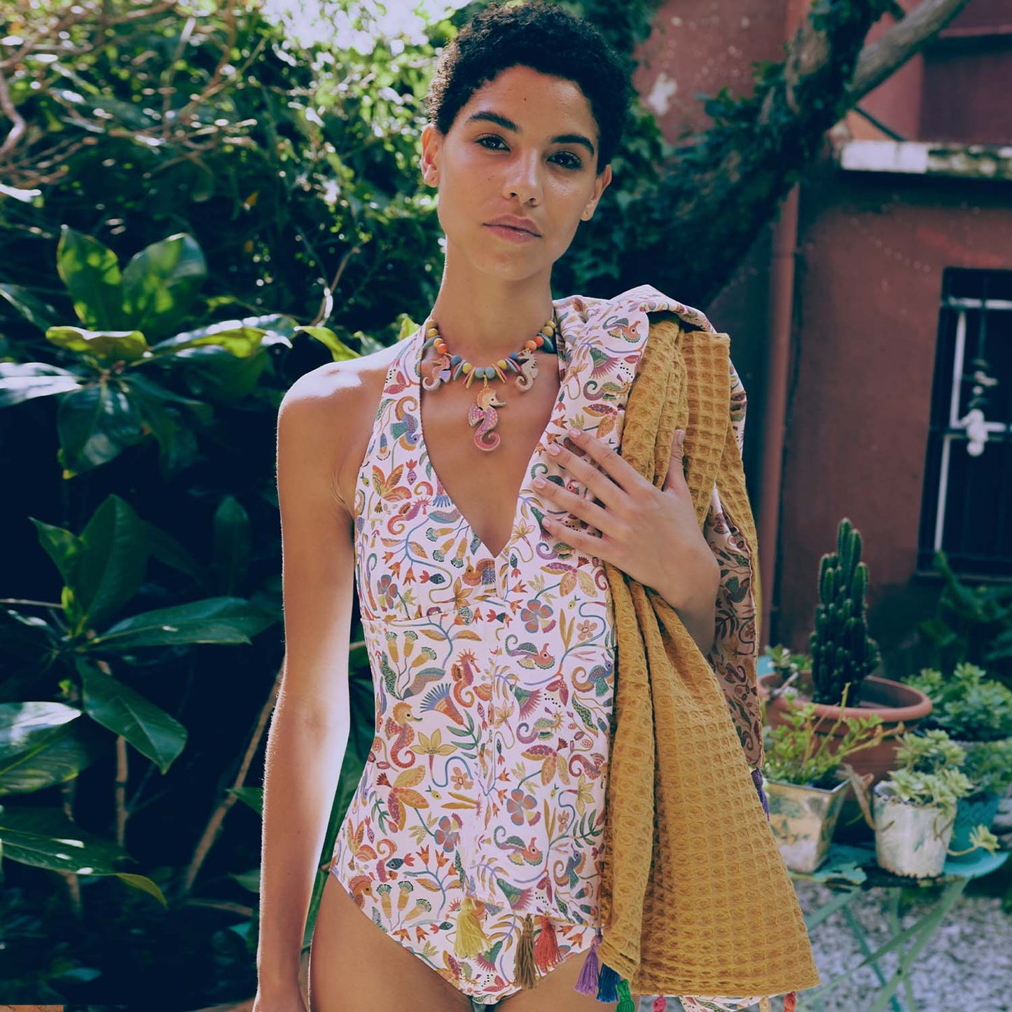 Swimwear Jersey mit UV-Schutz "Mexico Seaworld"