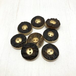 Trachtenknopf Hirschhornimitat 20mm