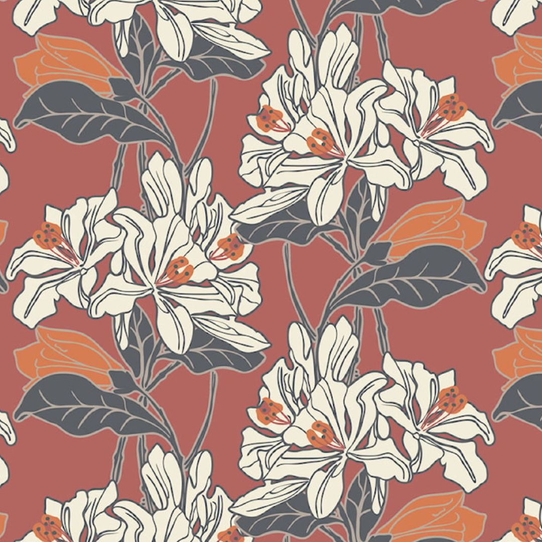 Baumwolljersey "Autumn Lily"