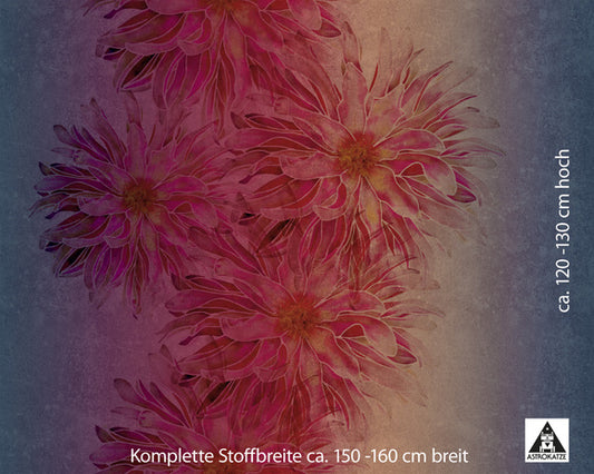 Bio French Terry "Blossom Gradient - dusk" by Astrokatze