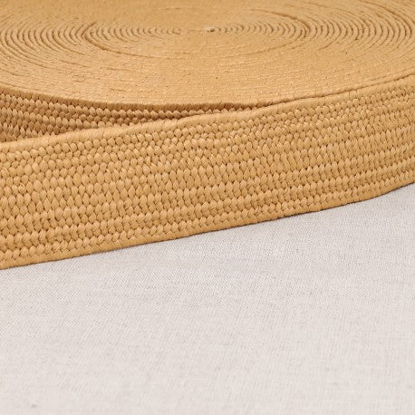 dehnbares Gurtband - Naturbast