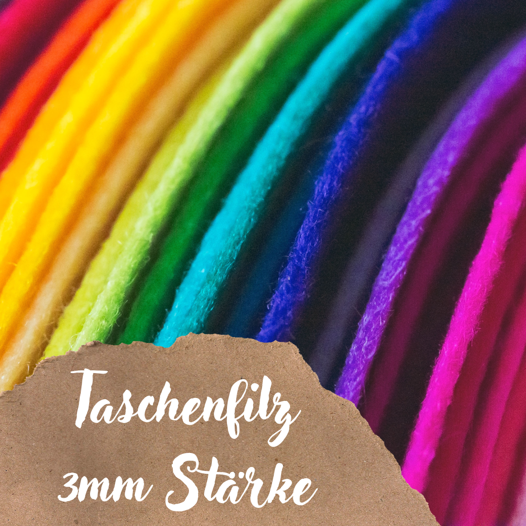 Taschenfilz 3mm - verschiedene Farben