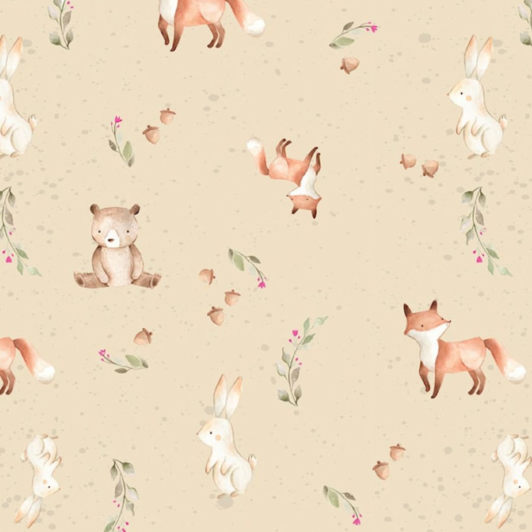 Baumwolljersey "Forest Friends"