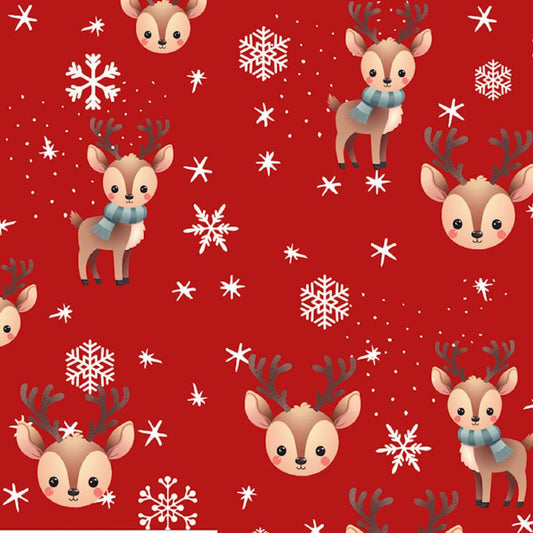 Baumwolljersey "Frosty Deer"