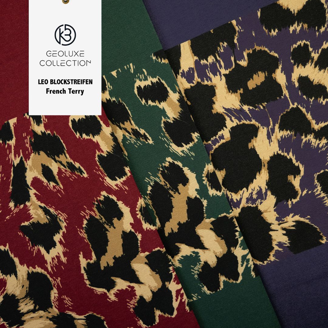 French Terry "Geoluxe" by Ki-Ba-Doo - 3 Farben