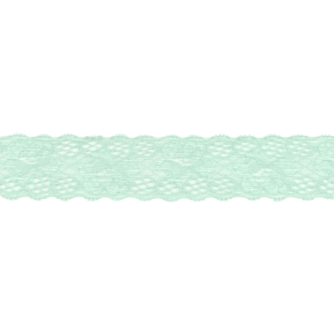 Elastische Spitze 35mm Breite - verschiedene Farben