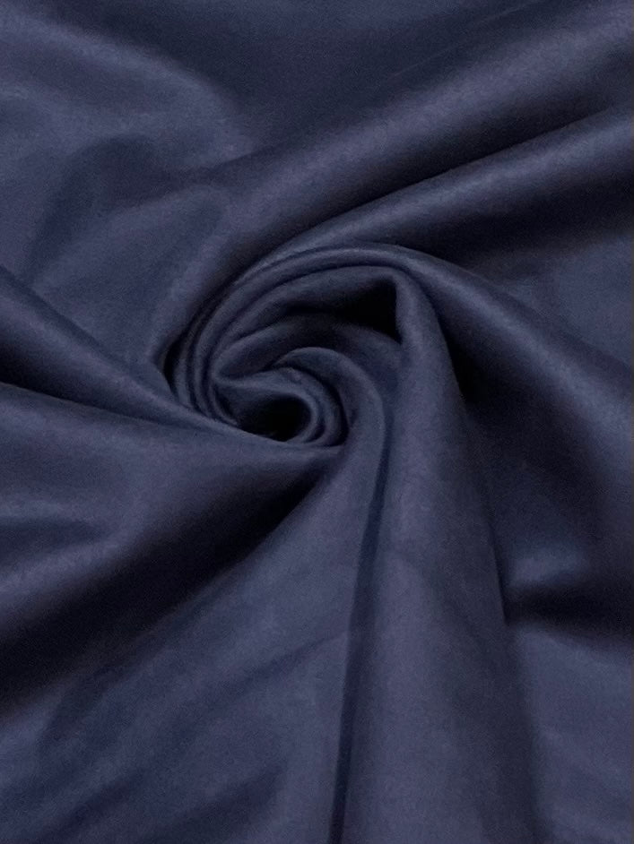 Das Stofferl: Wildlederimitat dunkelblau, Kunstleder für Bekleidung, Lederimitat für Jacken, Röcke und Kostüme, Suede