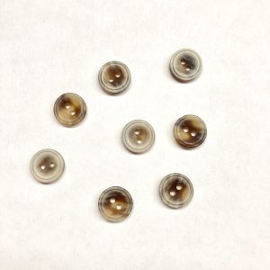 Knopf Polyester 13mm, hellbraun matt