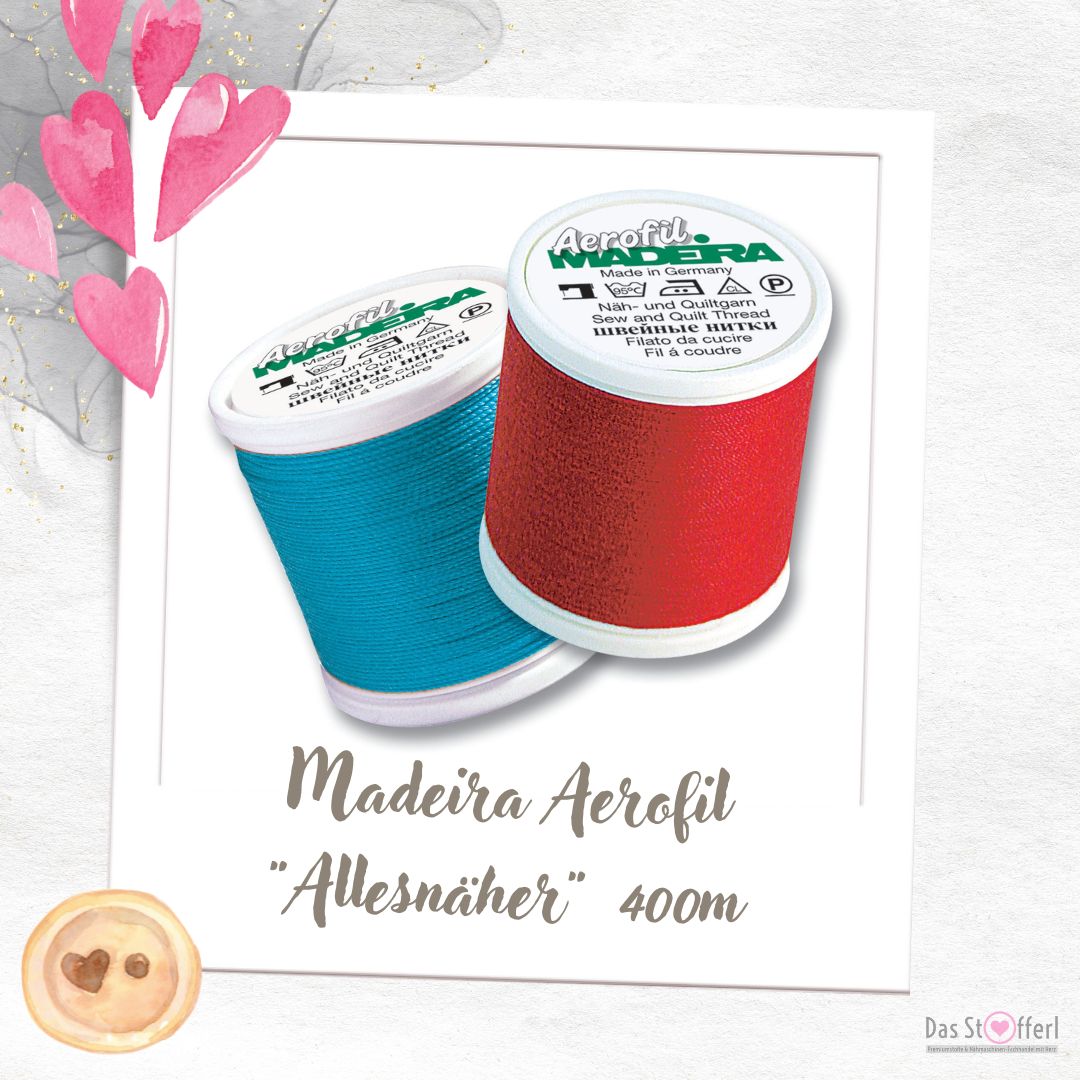 Passendes Garn (Madeira Aerofil 400m)
