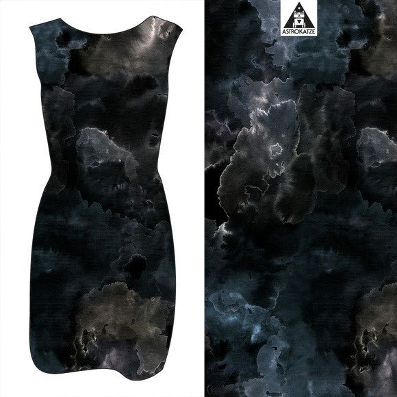 ASTROKATZE Bio French Terry "Nebula" dark matter