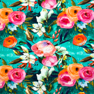 Jersey "Painted Roses"