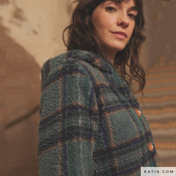 Sherpa "Autumn Plaid" forest