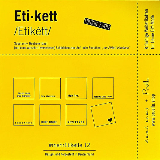 Label-Set #mehretikette - Edition 12