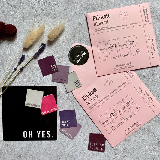 Label-Set #mehretikette - Edition 9