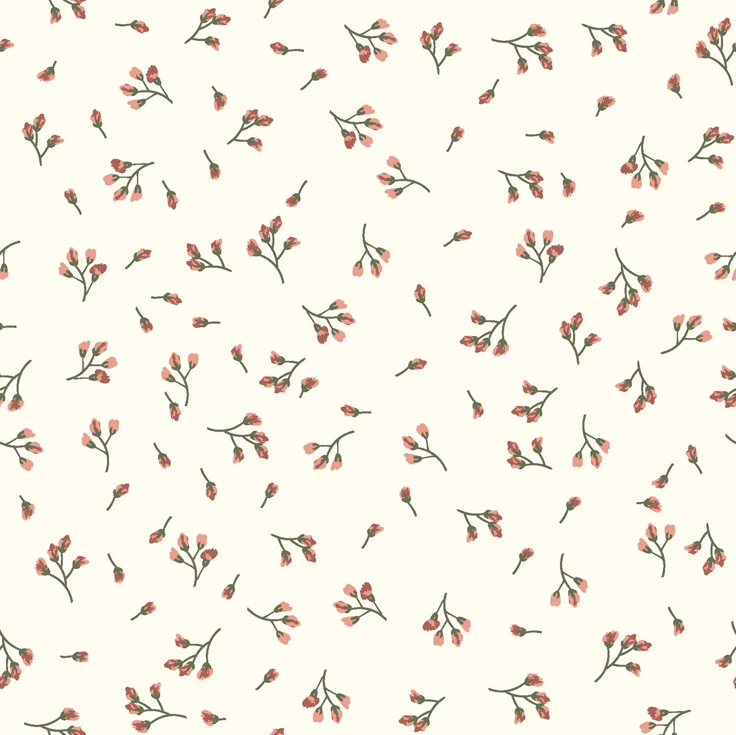 Rippjersey "Zarte Blüten"