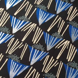 KOKKA Canvas metallic "Bouquet”