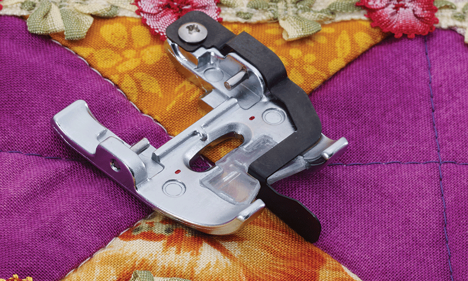 Schattennahtfuss für Obertransporteur