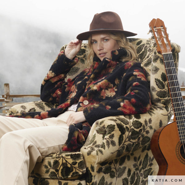 Sherpa-Fleece "Flamenco"