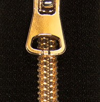 Endlos-Reißverschluss "metallic" - 4 Farben