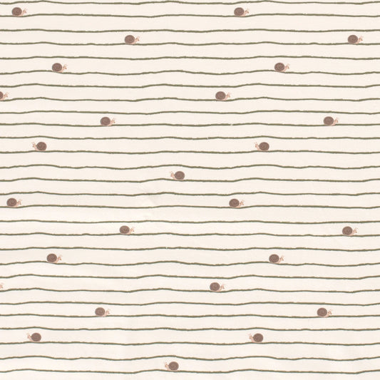 Baumwolljersey "Schneckenrennen"