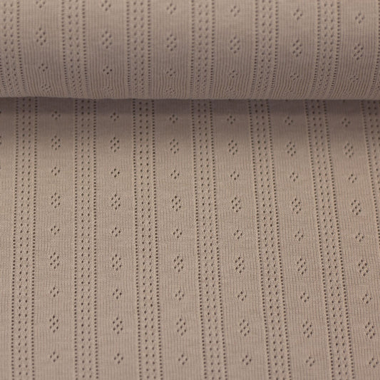 Ajour Jersey beige