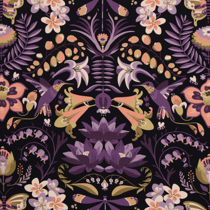 Modal French Terry "Aurora" by Käselotti, lila