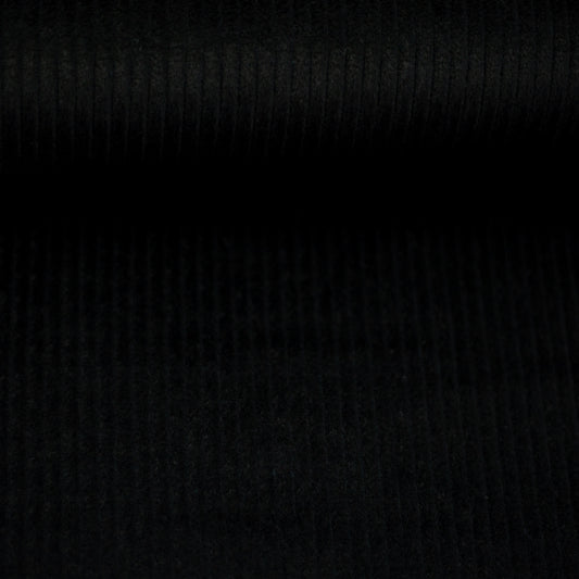 Breitcord mit Stretch - schwarz