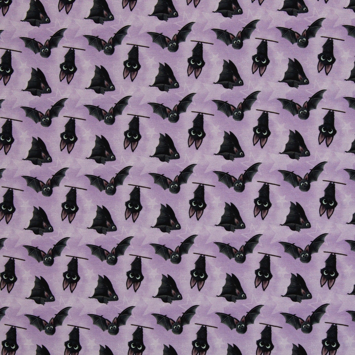 Jersey "Bruce & Friends" by Mrs. Mint Design, Fledermäuse flieder