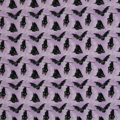 Jersey "Bruce & Friends" by Mrs. Mint Design, Fledermäuse flieder