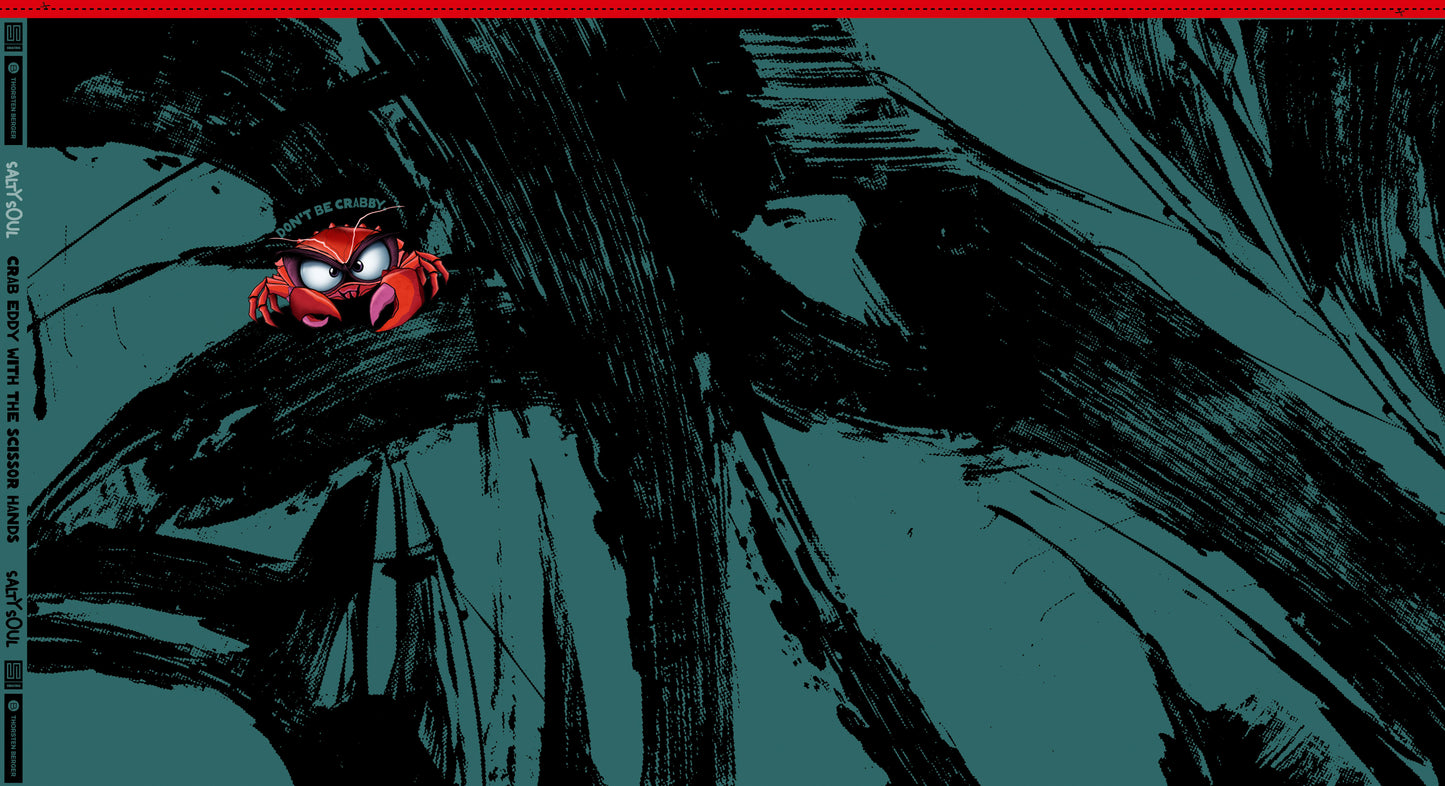 French Terry by Thorsten Berger "Eddie the Crab" smaragd