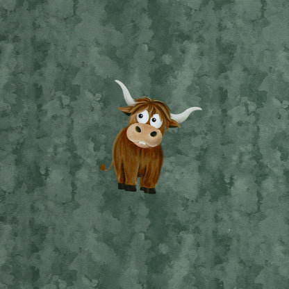 Paneel "Holy Cow" by Mrs. Mint Design - smaragd