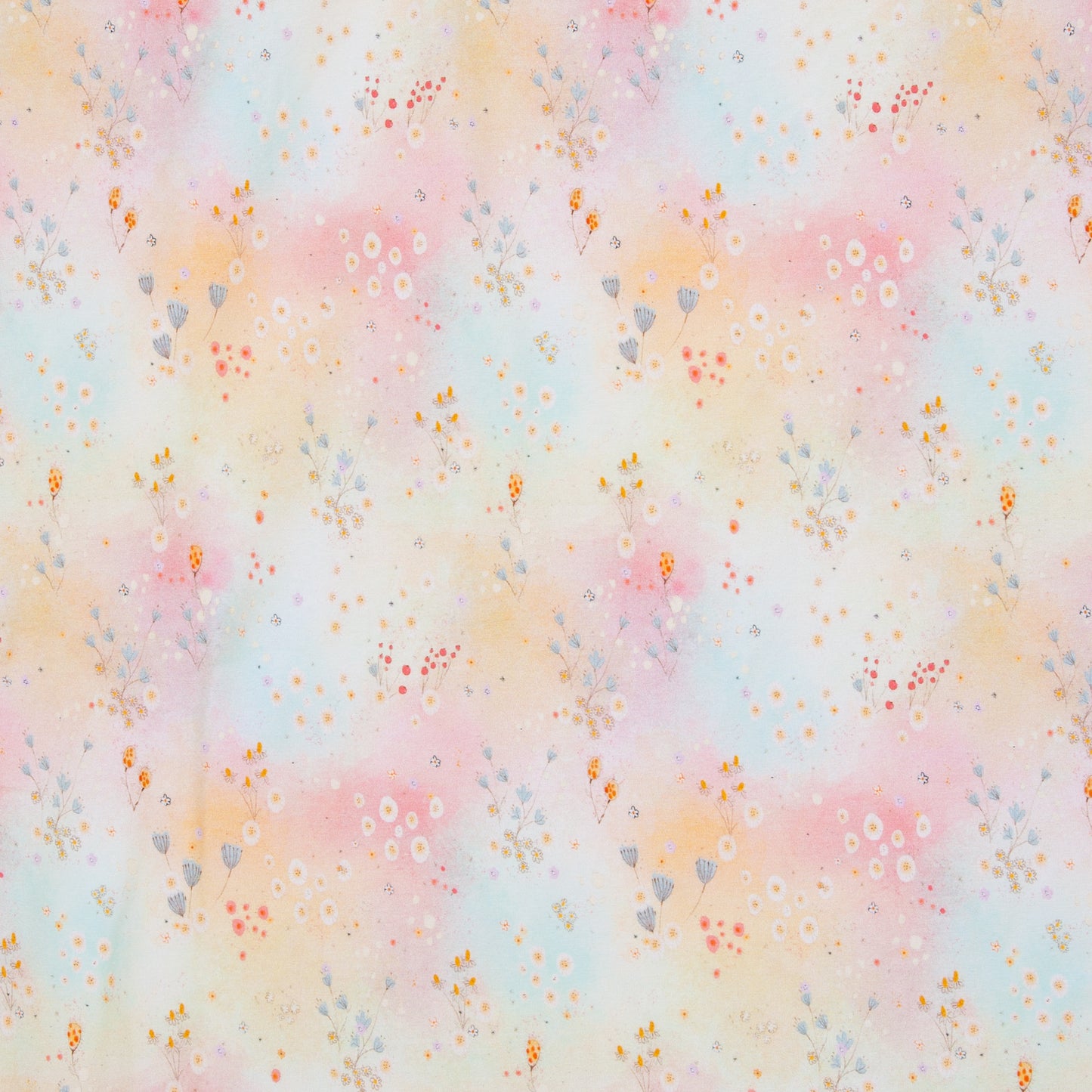 Jersey "Blumenwiese pastell"