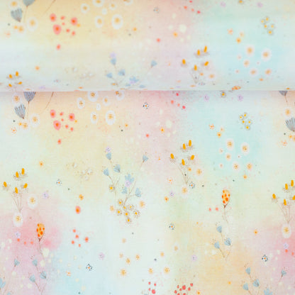 Jersey "Blumenwiese pastell"
