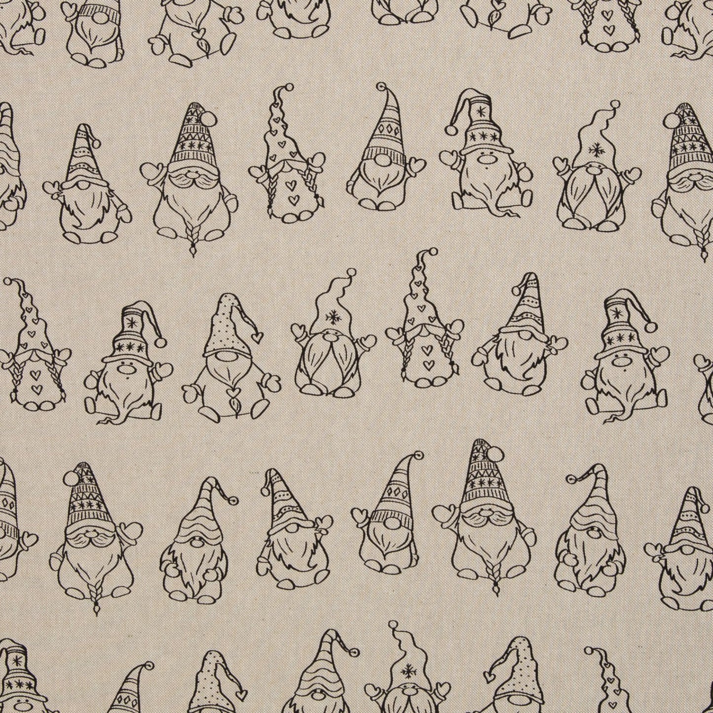 Dekostoff Leinenoptik "Wichtel"