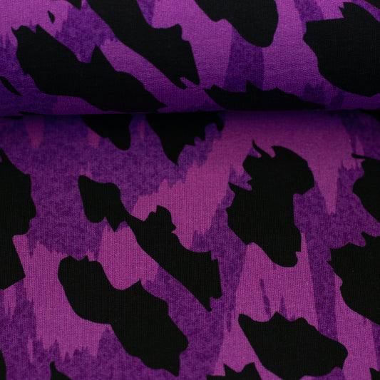 French Terry "Monsta-Kombi" lila