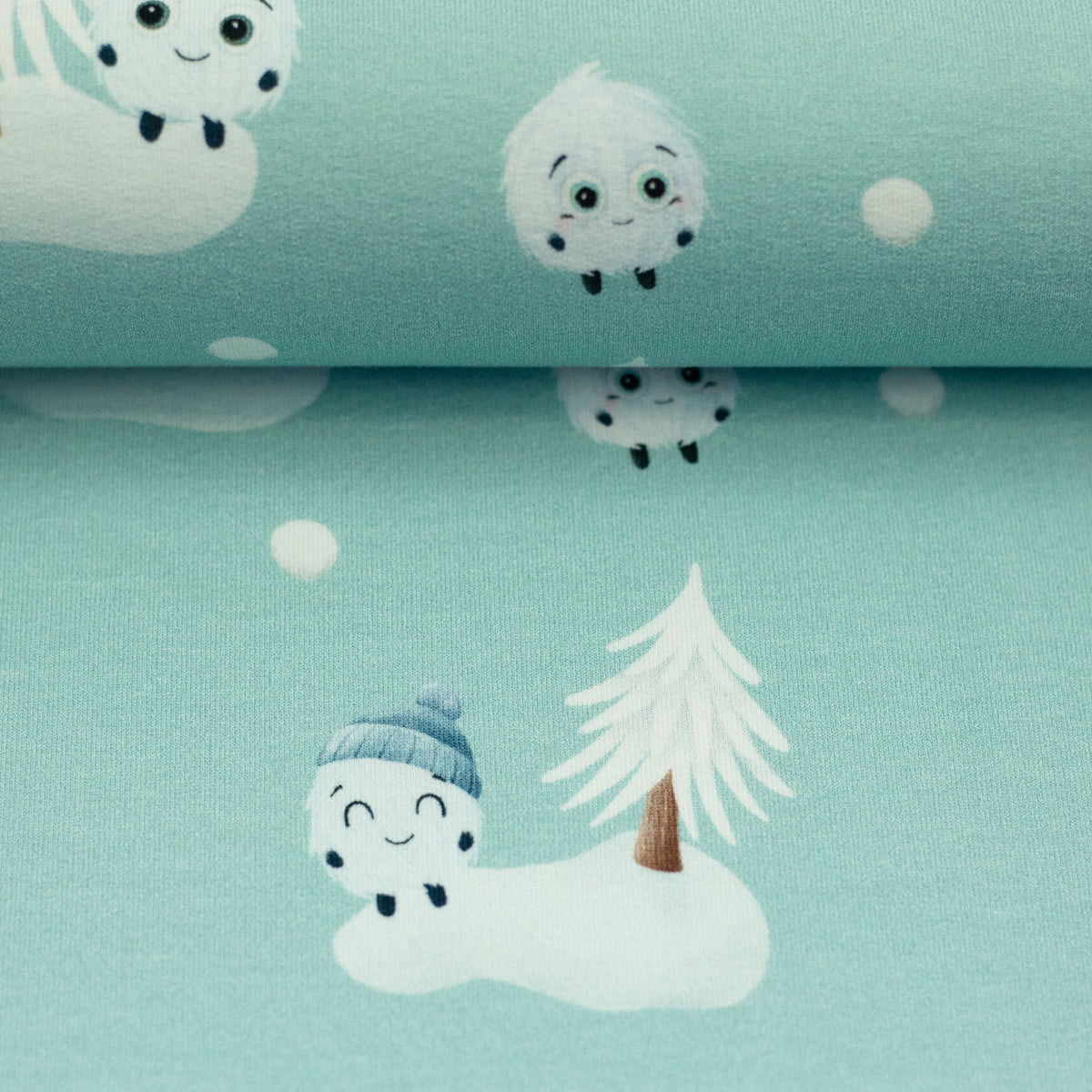 French Terry "Fluffy Winter" by Mrs. Mint