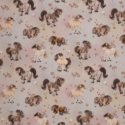 Baumwolle "Ponyliebe"