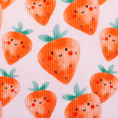 Rippjersey "Erdbeerchen"