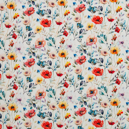 Rippjersey "Bunte Blumen"