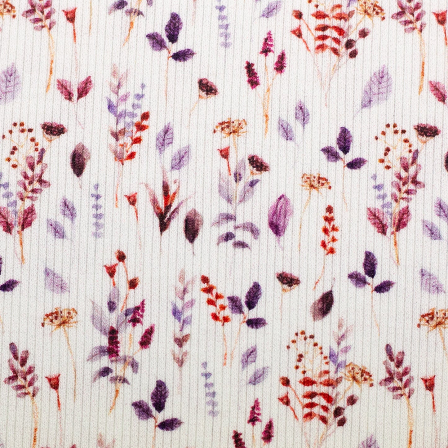 Rippjersey "Zarte Zweige"