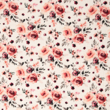 Musselin "Rosen"