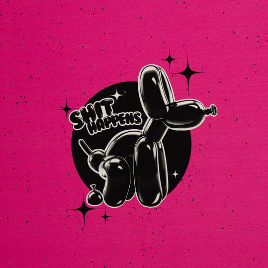 Paneel French Terry by Thorsten Berger "Shit happens" VORBESTELLUNG