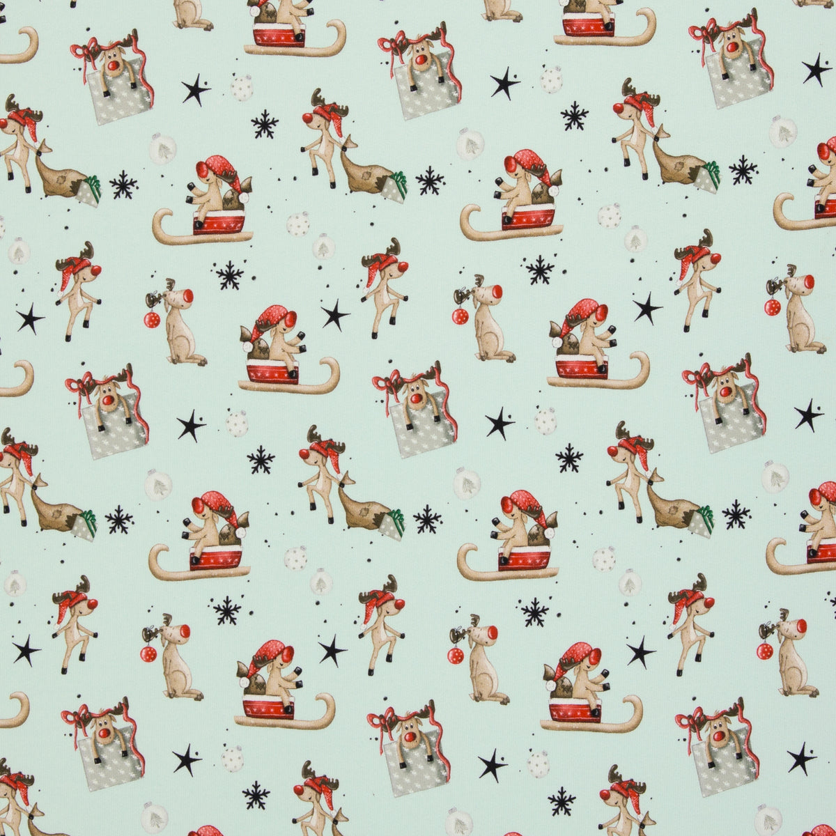 Kuschelsweat "Winter Wonderland hellmint" by Sabine Marschall
